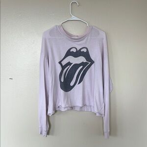 Daydreamer x Free People Rolling Stones Script Tee